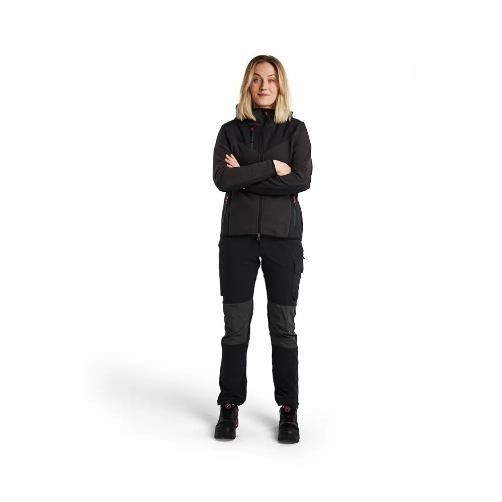 Blåkläder Women’s knitted jacket with softshell and hood 59412536