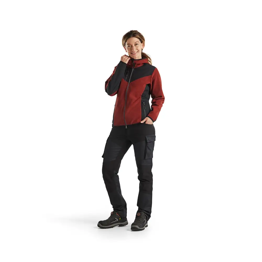 Blåkläder Women’s knitted jacket with softshell and hood 59412536