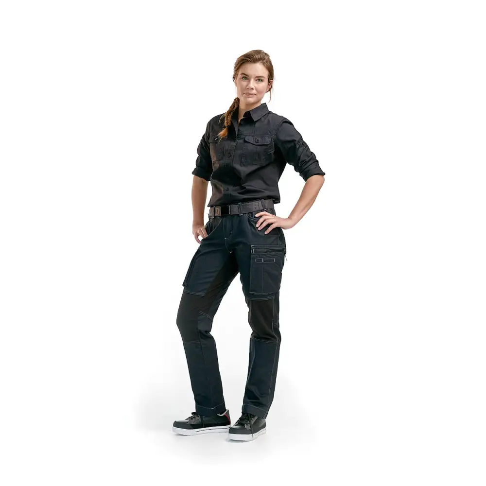 Blåkläder Women’s Service trousers stretch 71591142 - Navy blue/Black / 56
