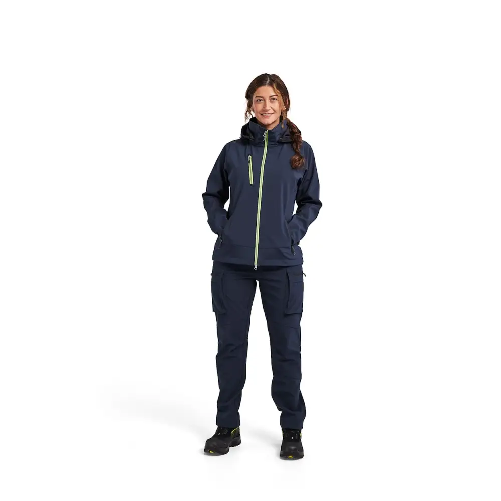Blåkläder Women’s Softshell winter service trousers 71772513 - Dark navy blue / C32