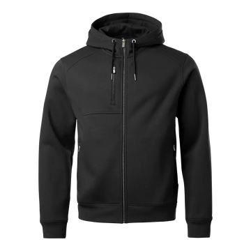 Gavin Zip Hood - Black