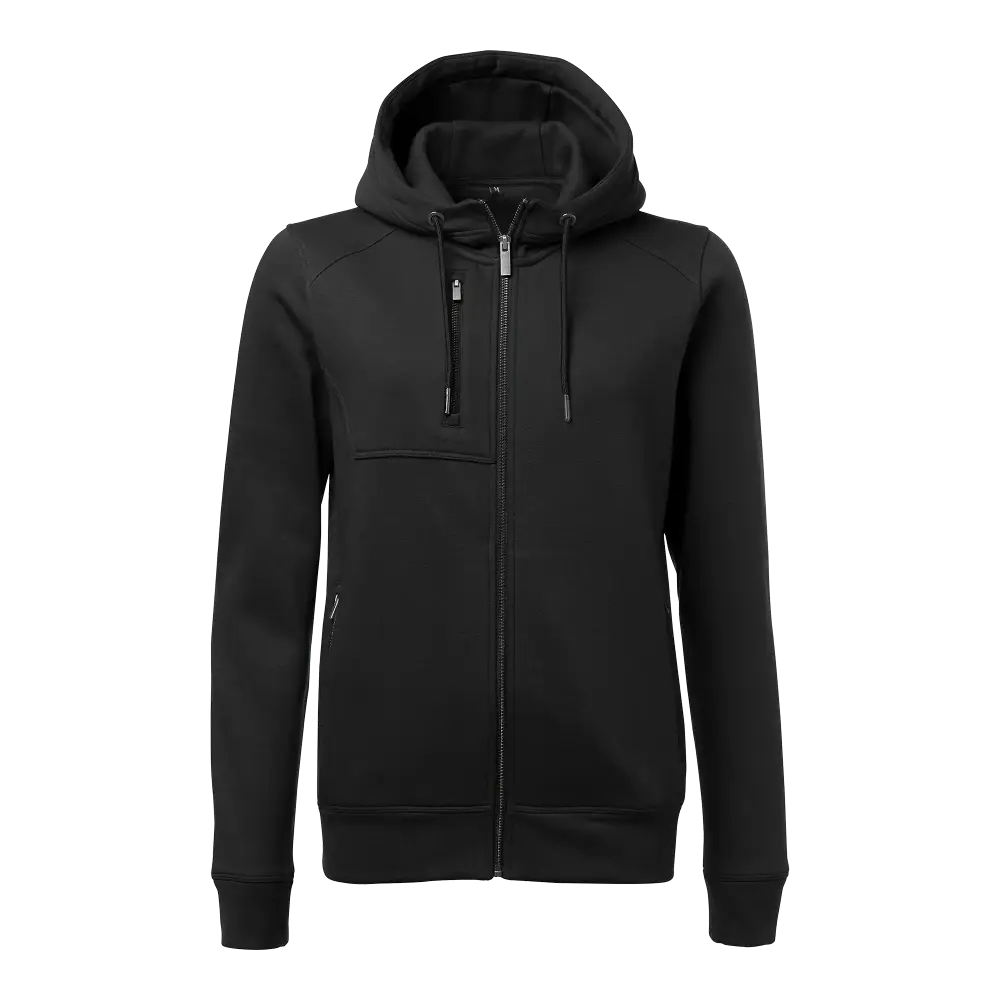 Geila Zip Hood w - Black