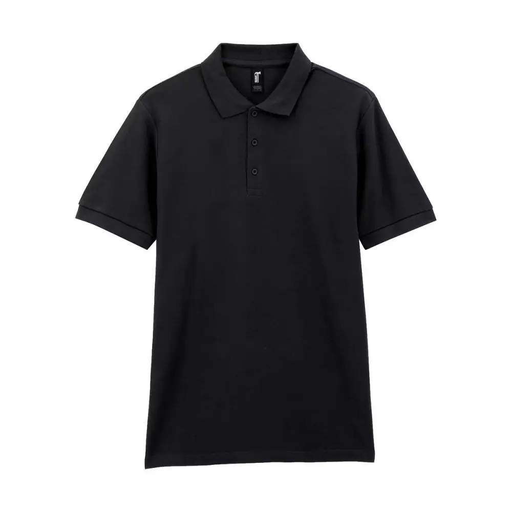Gildan Hammer Adult Pique Polo - Black / S