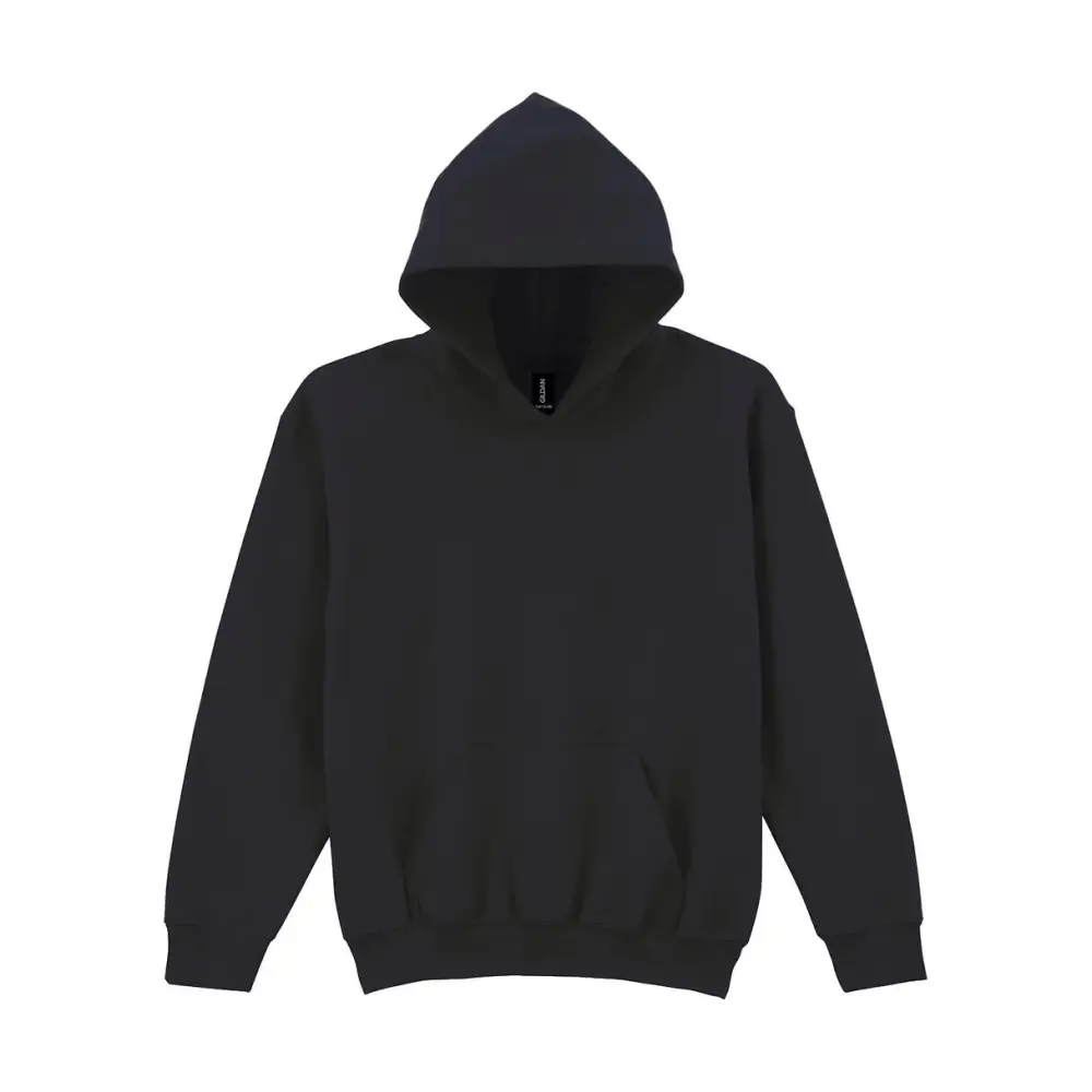 Gildan Heavy Blend Youth Hooded Sweat - Black / XS (104/110)