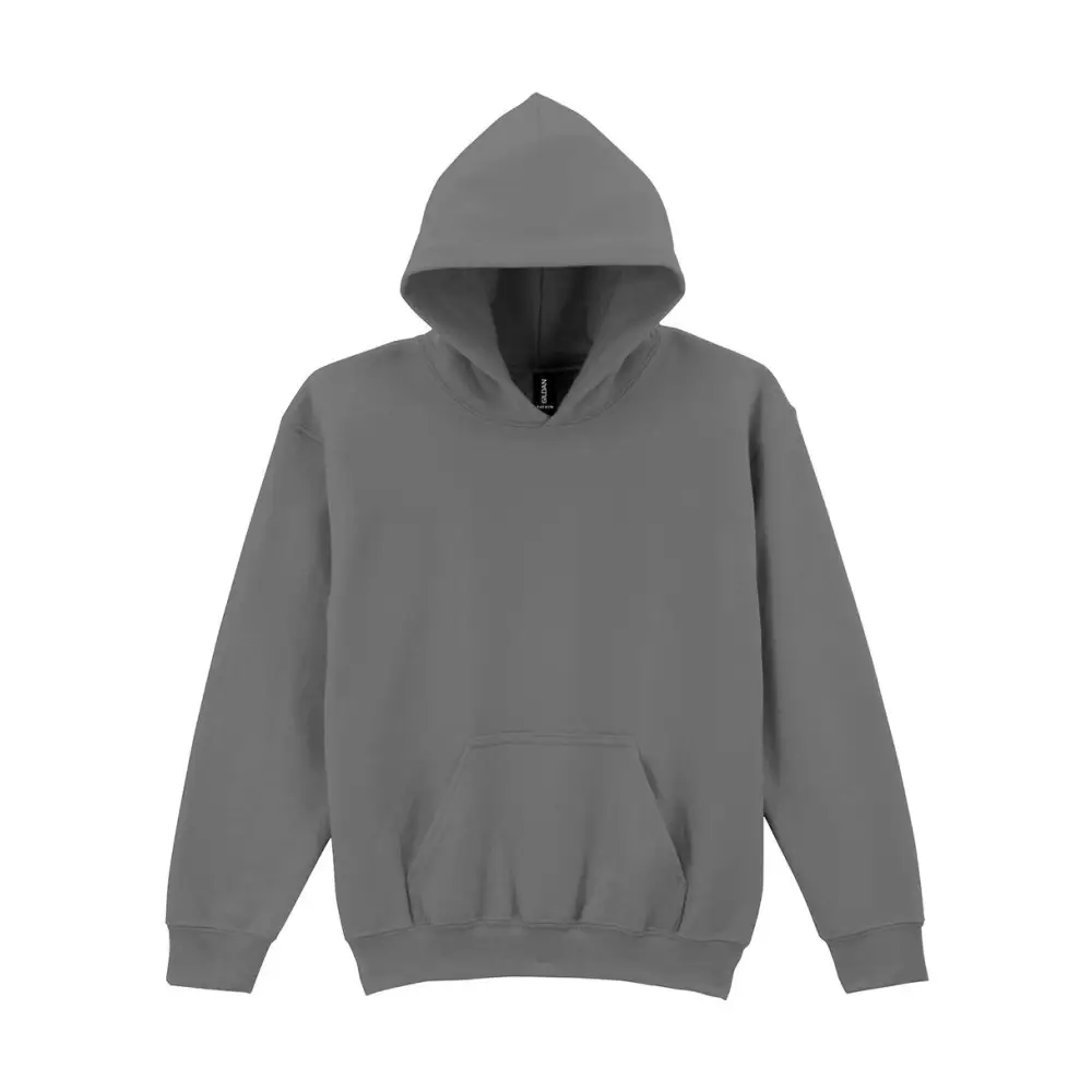 Gildan Heavy Blend Youth Hooded Sweat - Charcoal / XS (104/110)