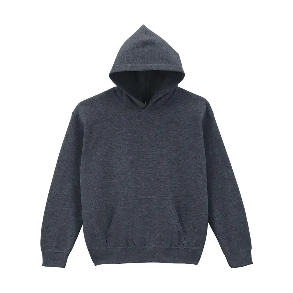 Gildan Heavy Blend Youth Hooded Sweat - Dark Heather / XS (104/110)