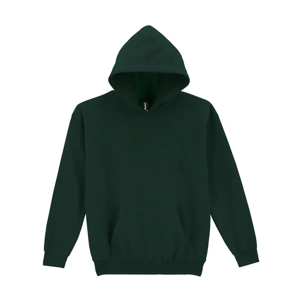 Gildan Heavy Blend Youth Hooded Sweat - Forest Green / XS (104/110)