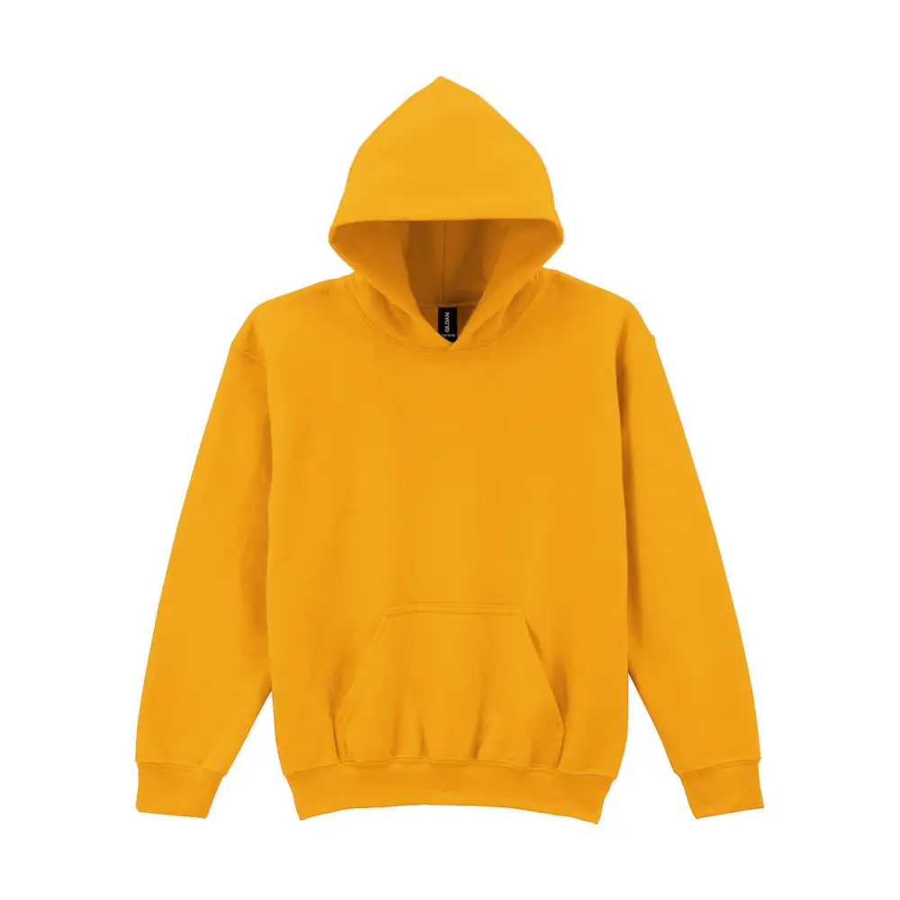 Gildan Heavy Blend Youth Hooded Sweat - Gold / XS (104/110)