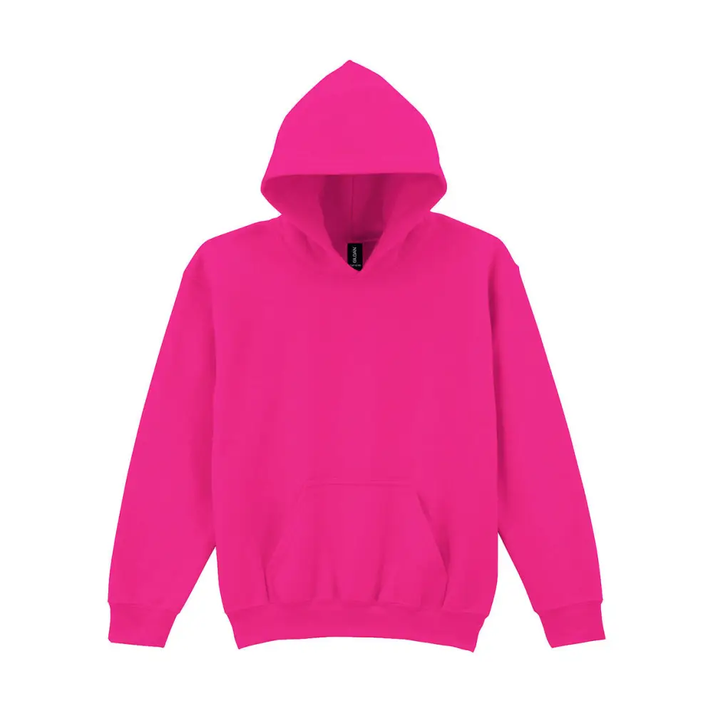 Gildan Heavy Blend Youth Hooded Sweat - Heliconia / XS (104/110)