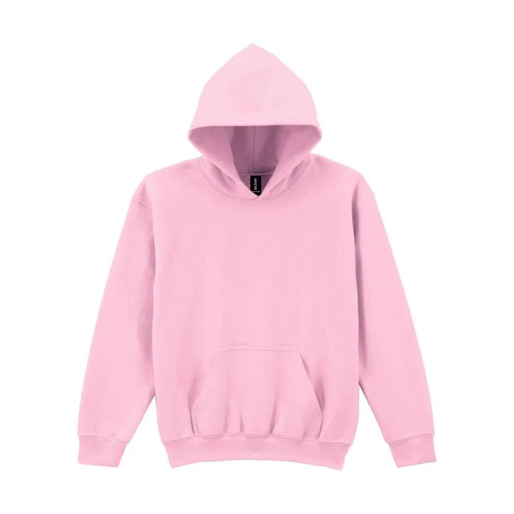 Gildan Heavy Blend Youth Hooded Sweat - Light Pink / XS (104/110)