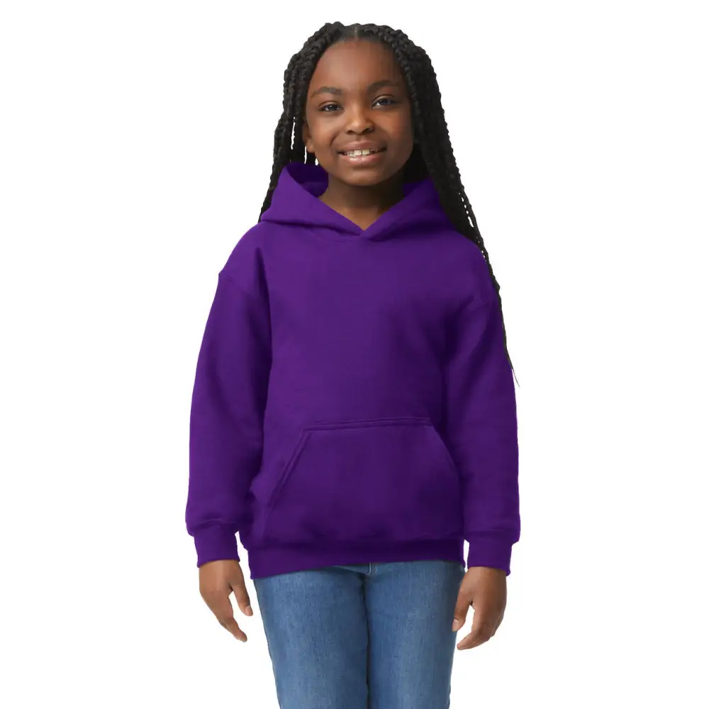 Gildan Heavy Blend Youth Hooded Sweat - Orange / XS (104/110)