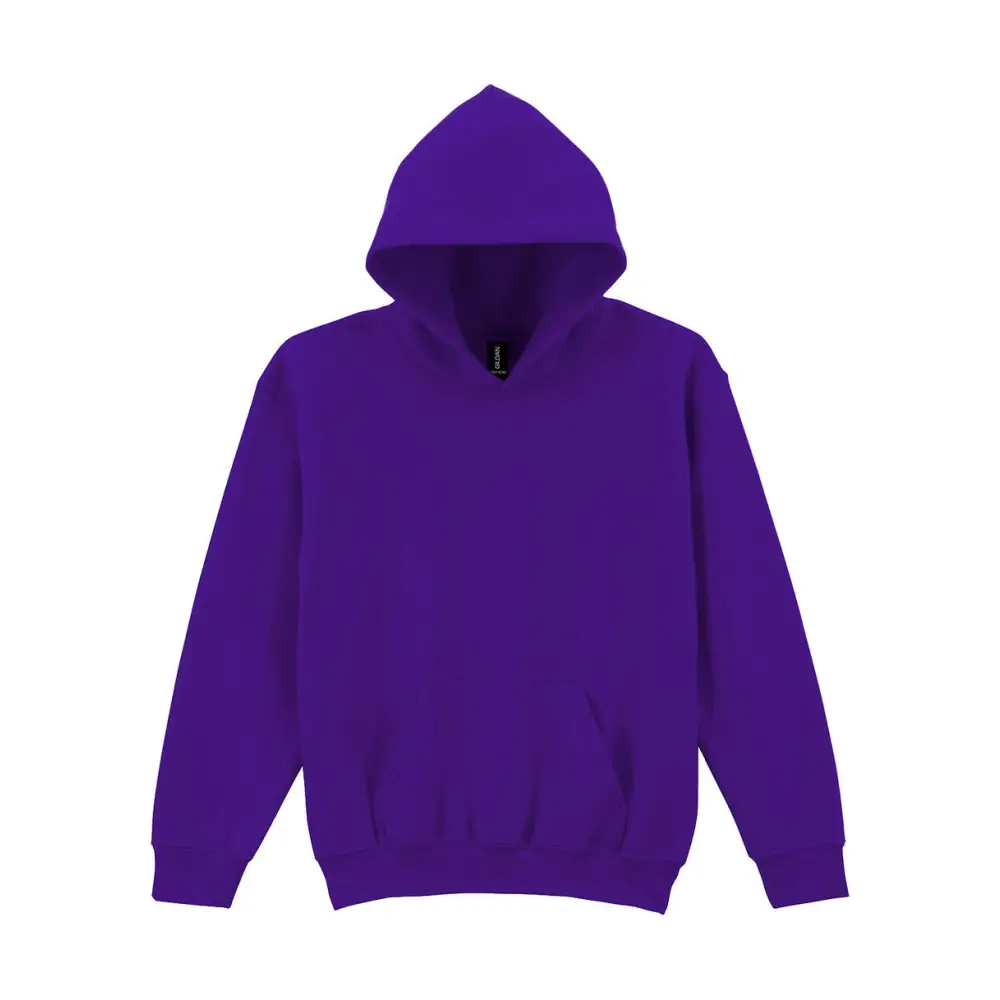 Gildan Heavy Blend Youth Hooded Sweat - Purple / XS (104/110)