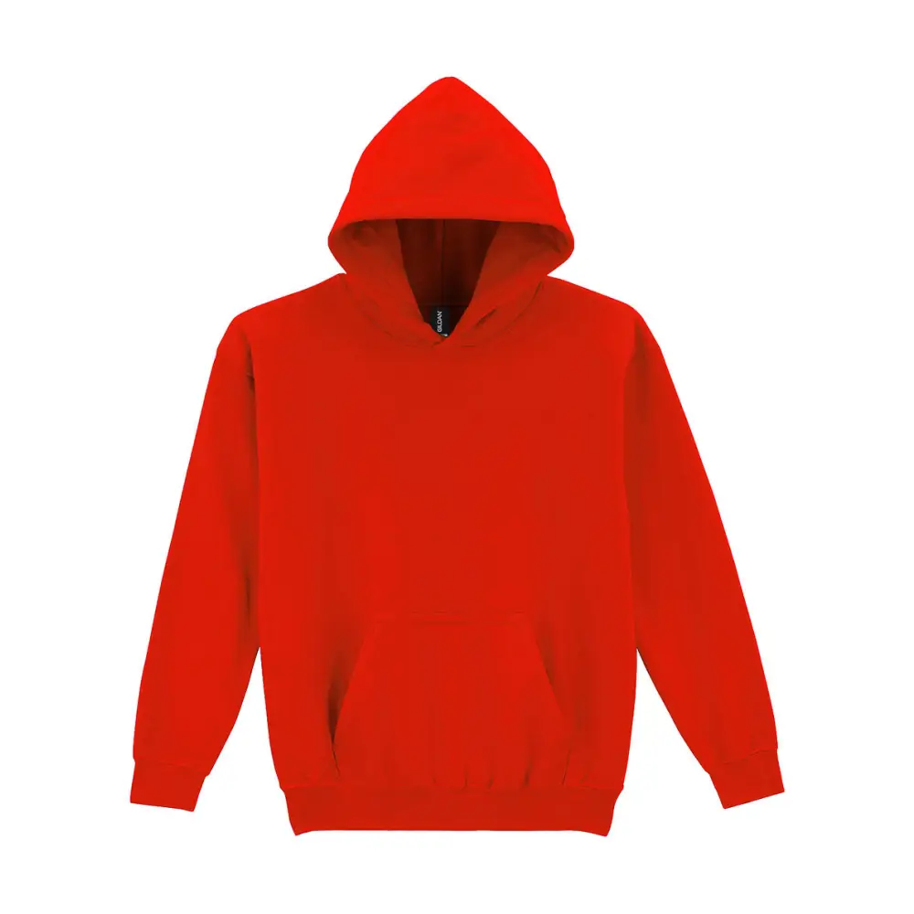 Gildan Heavy Blend Youth Hooded Sweat - Red / XS (104/110)