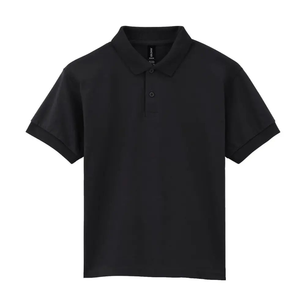 Gildan Kids’ DryBlend® Jersey Polo - Black / S (122/134)
