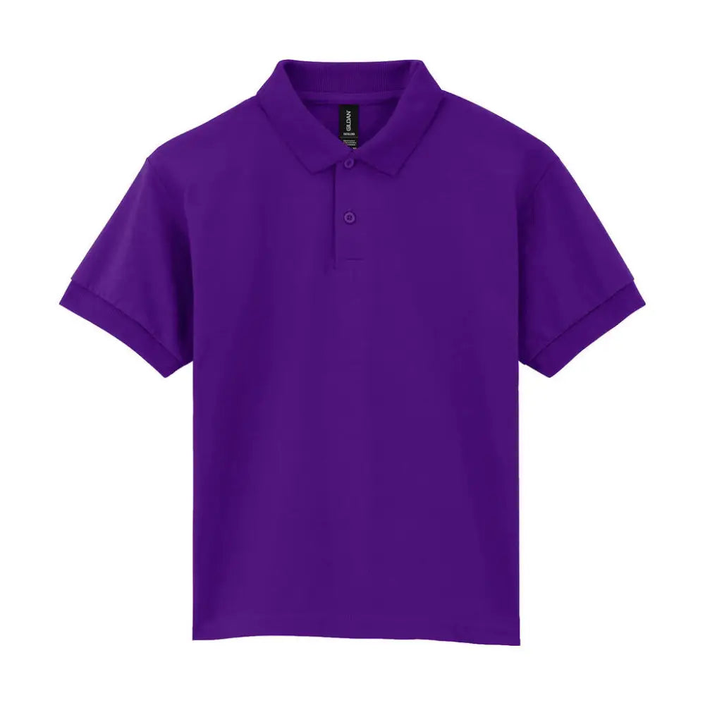 Gildan Kids’ DryBlend® Jersey Polo - Purple / S (122/134)