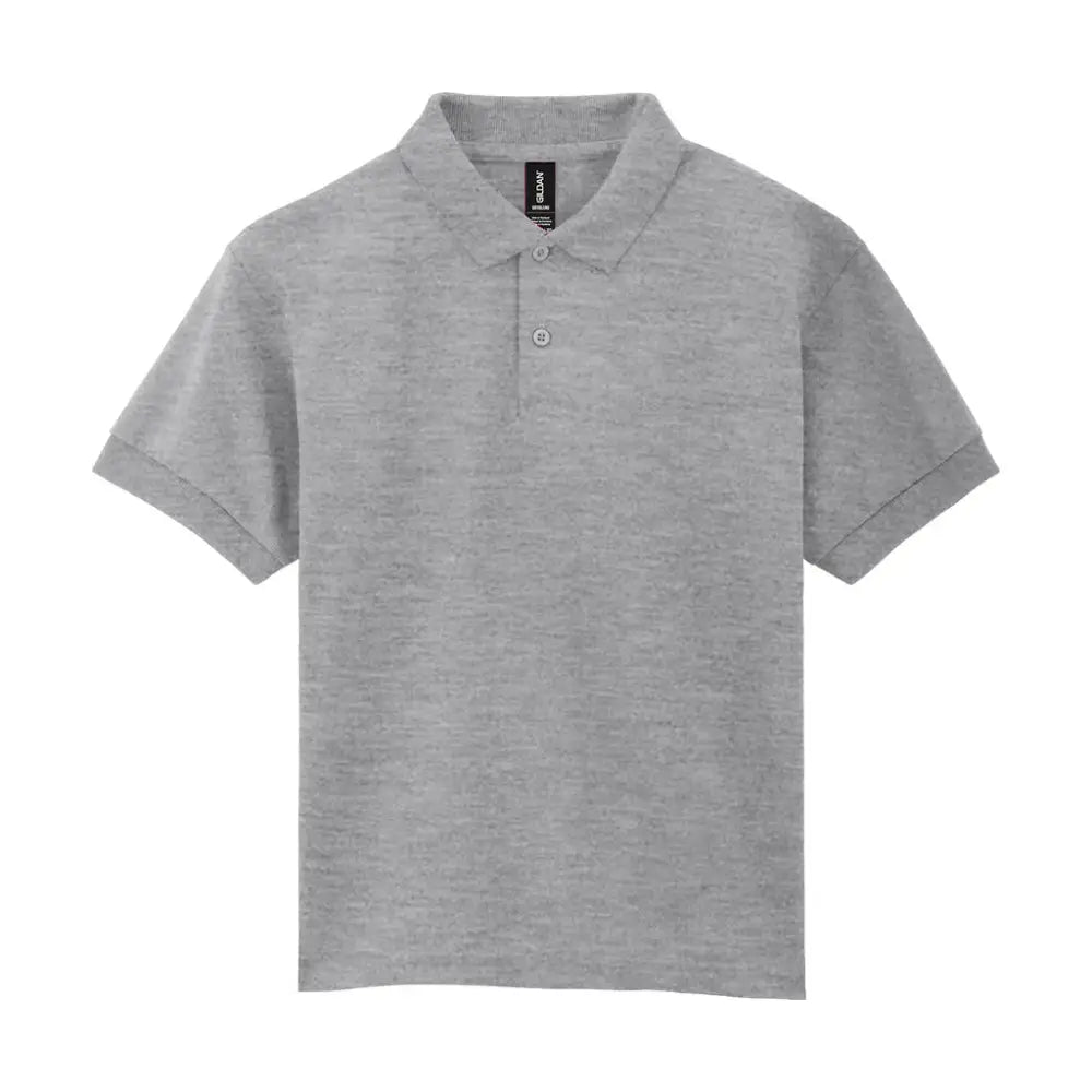 Gildan Kids’ DryBlend® Jersey Polo - Sport Grey / S (122/134)