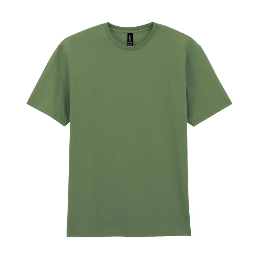 Gildan Light Cotton Adult T-Shirt - Military Green / S
