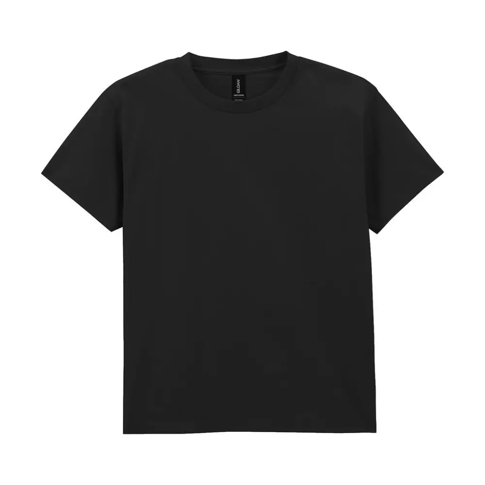Gildan Light Cotton Youth T-Shirt - Black / XS (2-4)
