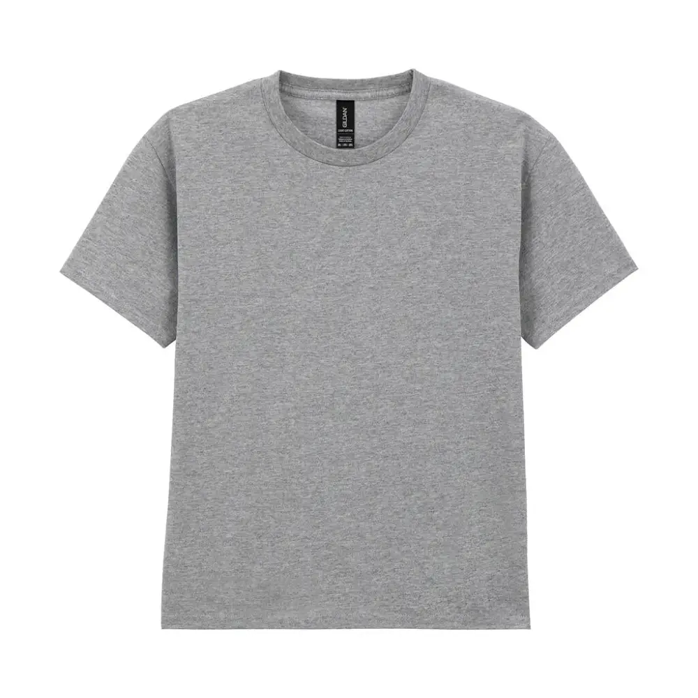 Gildan Light Cotton Youth T-Shirt - Sport Grey / XS (2-4)