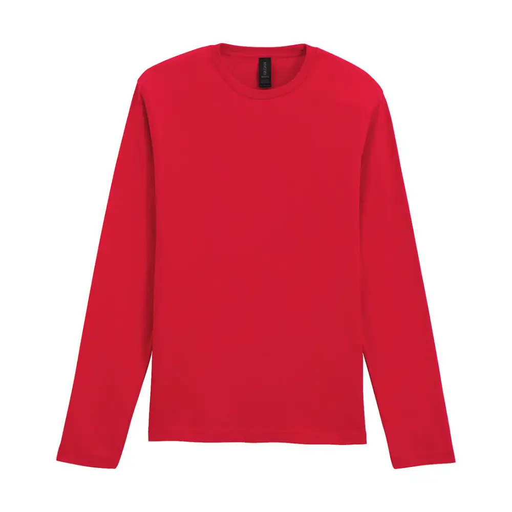 Gildan Softstyle Adult Long Sleeve T-Shirt - Red / S
