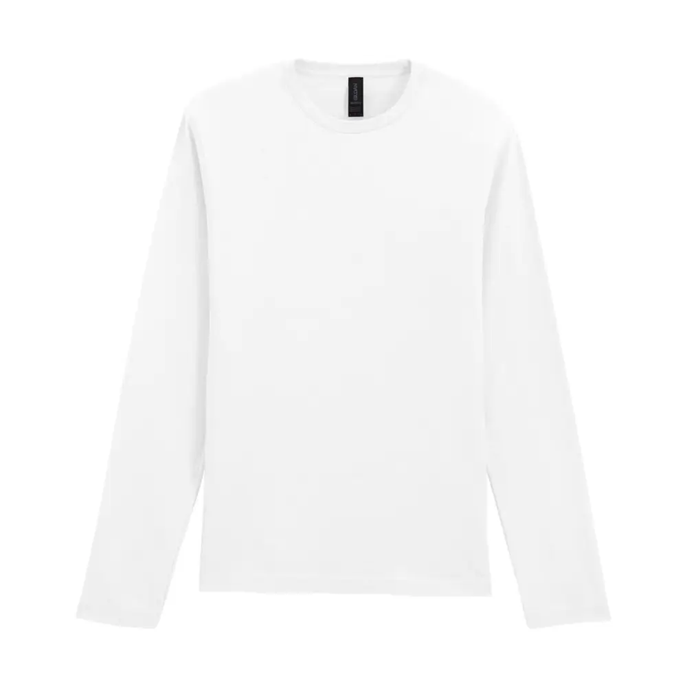 Gildan Softstyle Adult Long Sleeve T-Shirt - White / S