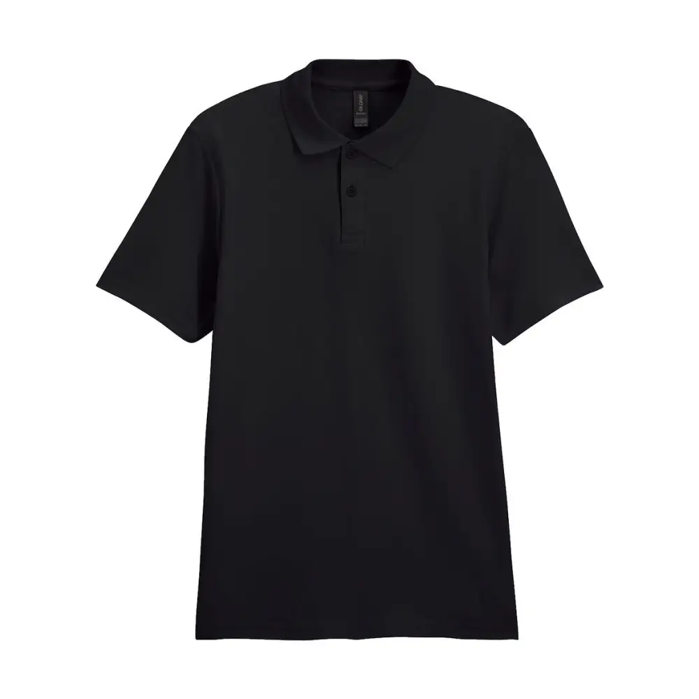 Gildan Softstyle Adult Pique Polo - Black / S