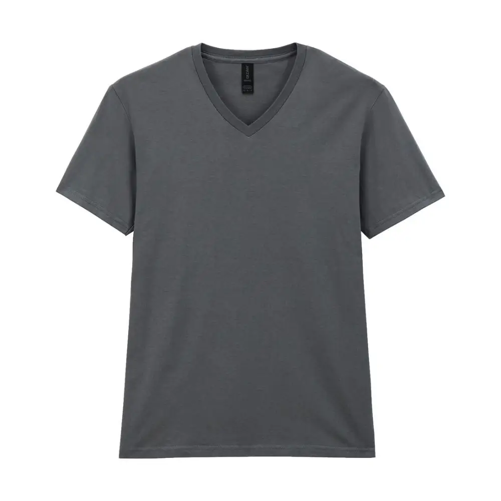 Gildan Softstyle Adult V-Neck T-Shirt - Charcoal / S