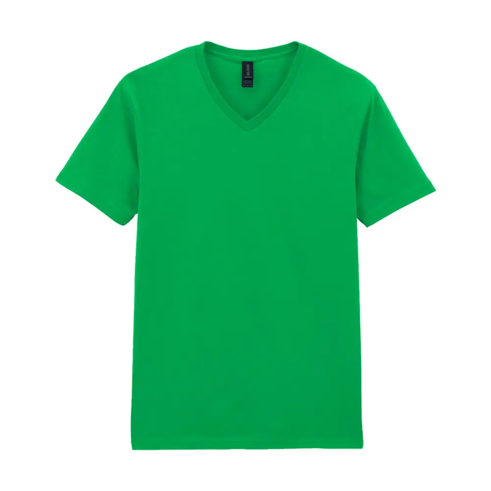 Gildan Softstyle Adult V-Neck T-Shirt - Irish Green / S