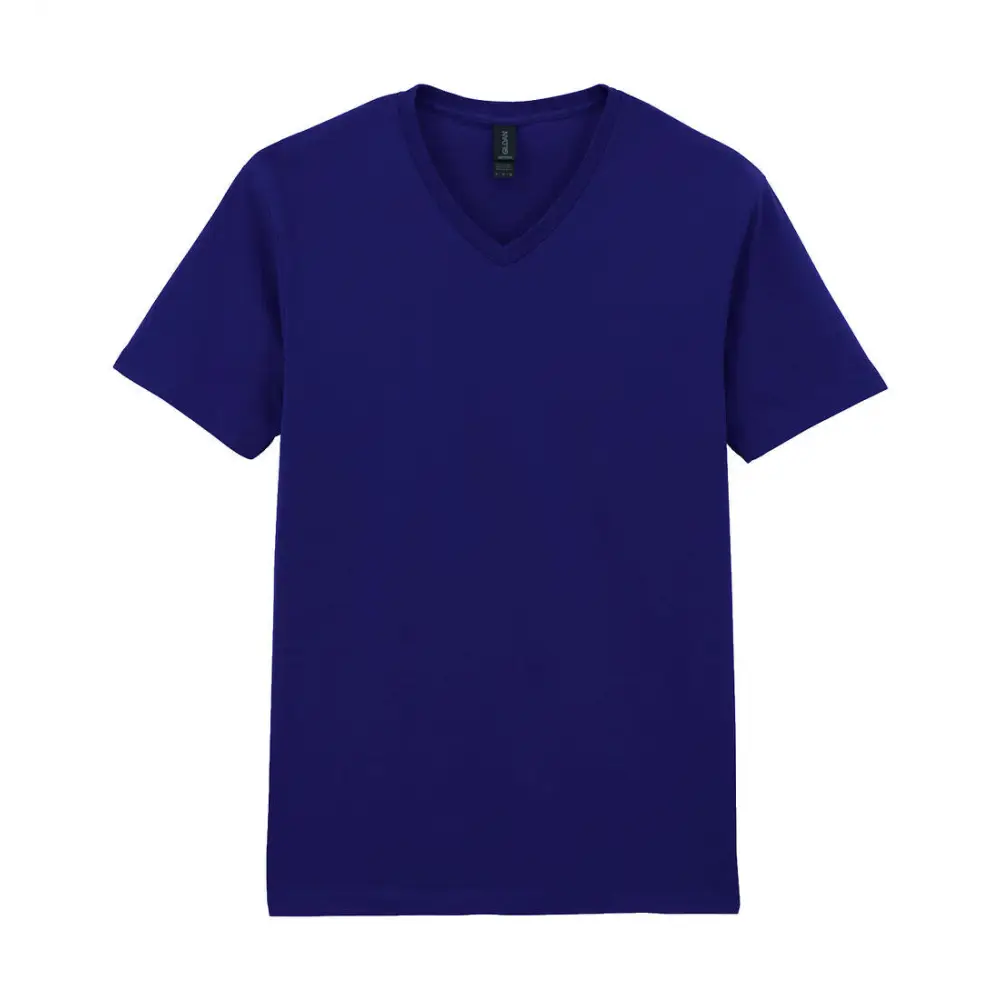 Gildan Softstyle Adult V-Neck T-Shirt - Navy / S