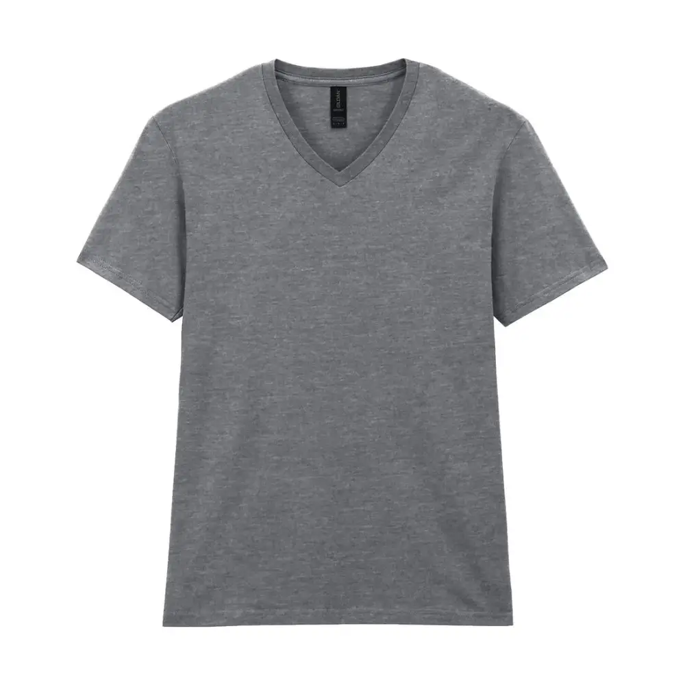 Gildan Softstyle Adult V-Neck T-Shirt - Sport Grey / S