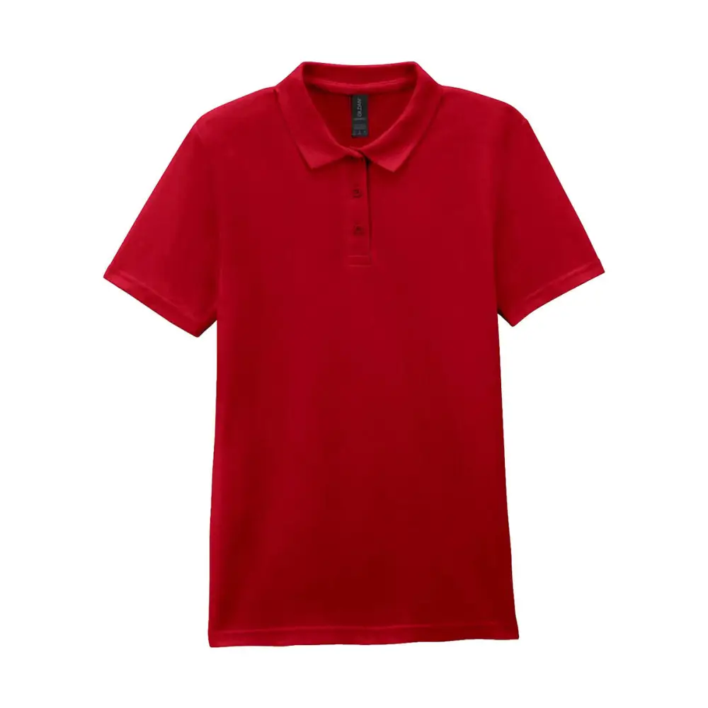 Gildan Softstyle Women’s Pique Polo - Cherry Red / S