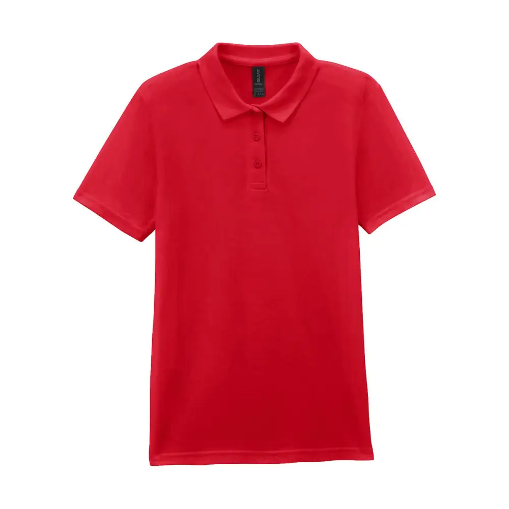 Gildan Softstyle Women’s Pique Polo - Red / S