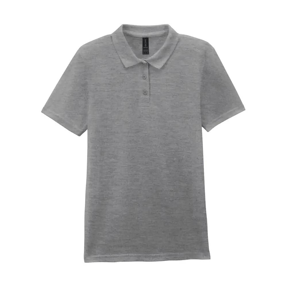 Gildan Softstyle Women’s Pique Polo - Sport Grey / S