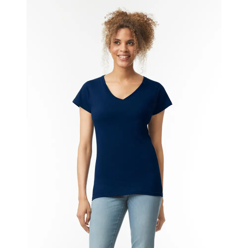 Gildan Softstyle Women’s V-Neck T-Shirt