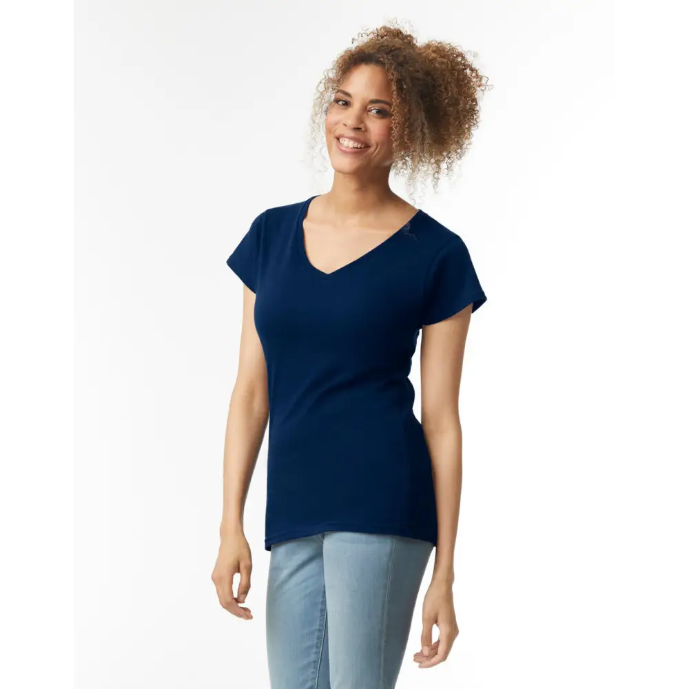 Gildan Softstyle Women’s V-Neck T-Shirt