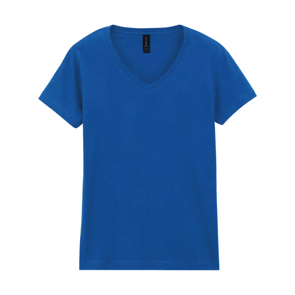 Gildan Softstyle Women’s V-Neck T-Shirt - Royal / S