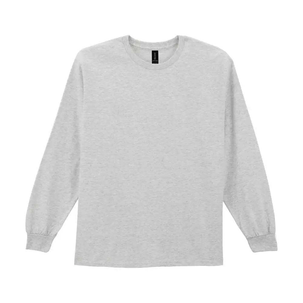 Gildan Ultra Cotton Adult T-Shirt LS - Ash Grey / S
