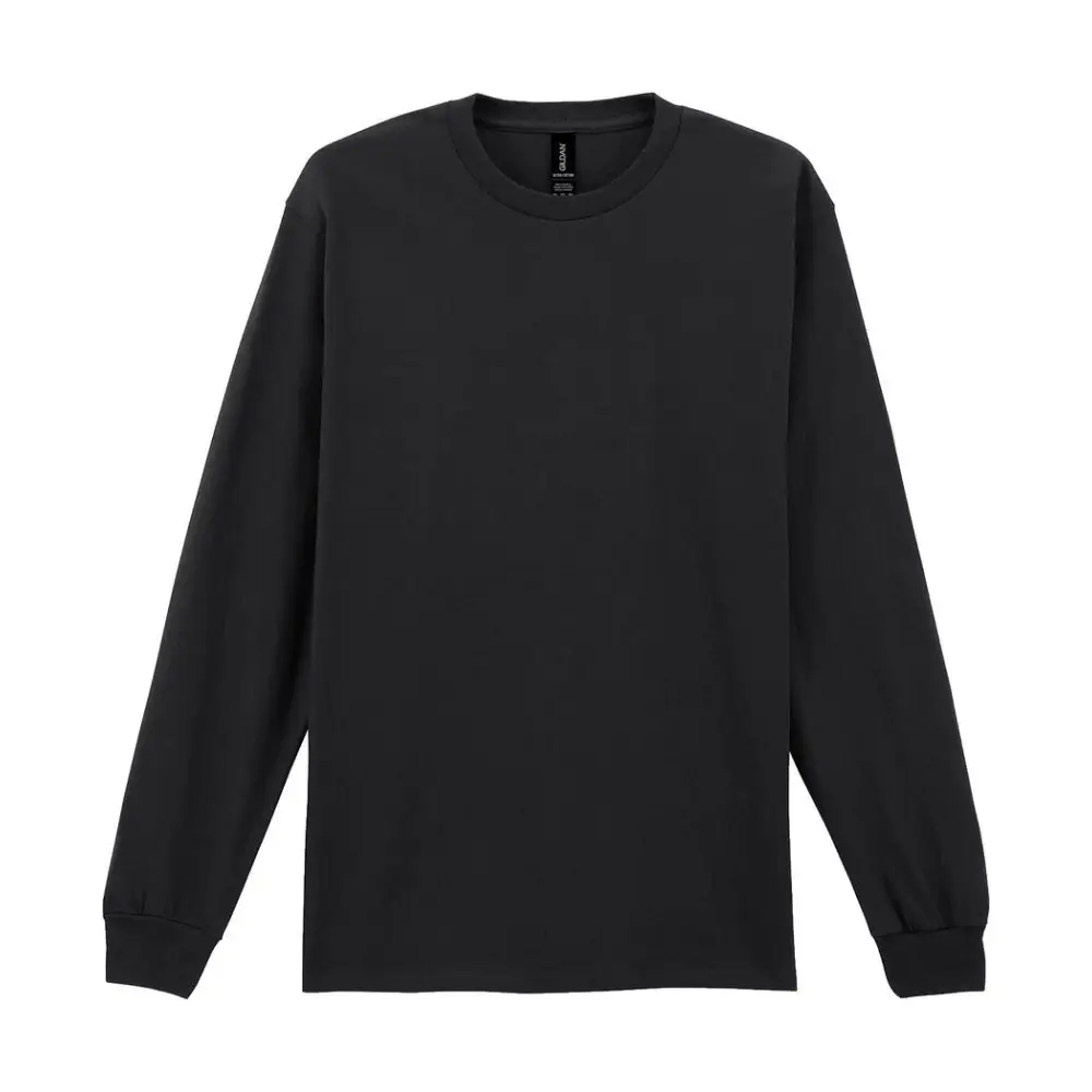 Gildan Ultra Cotton Adult T-Shirt LS - Black / S