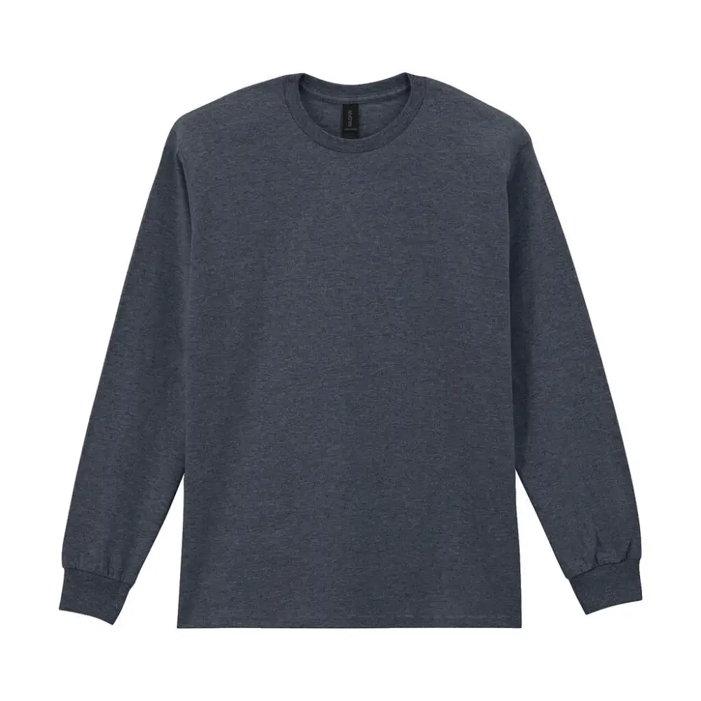 Gildan Ultra Cotton Adult T-Shirt LS - Dark Heather / S