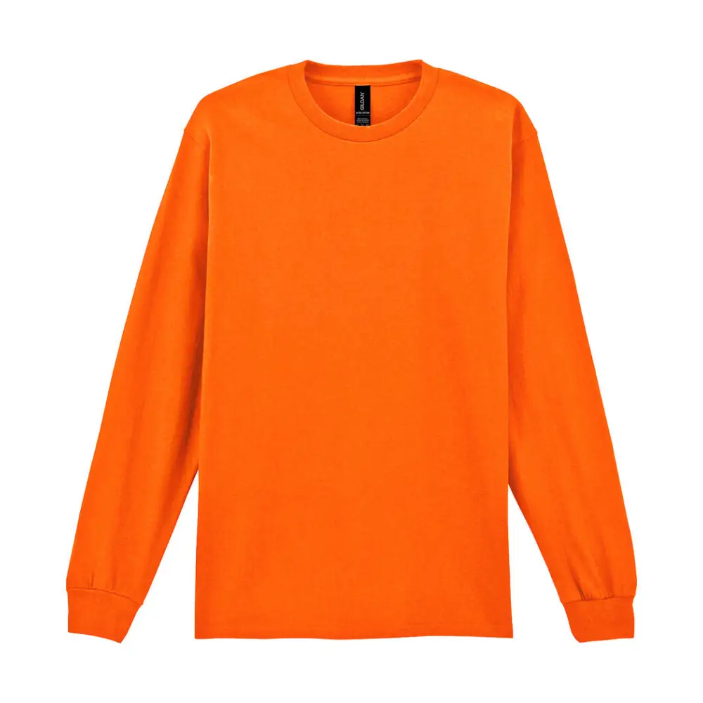 Gildan Ultra Cotton Adult T-Shirt LS - S Orange / S