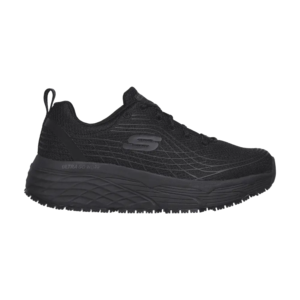 Max Cushioning Work Shoe w - Black