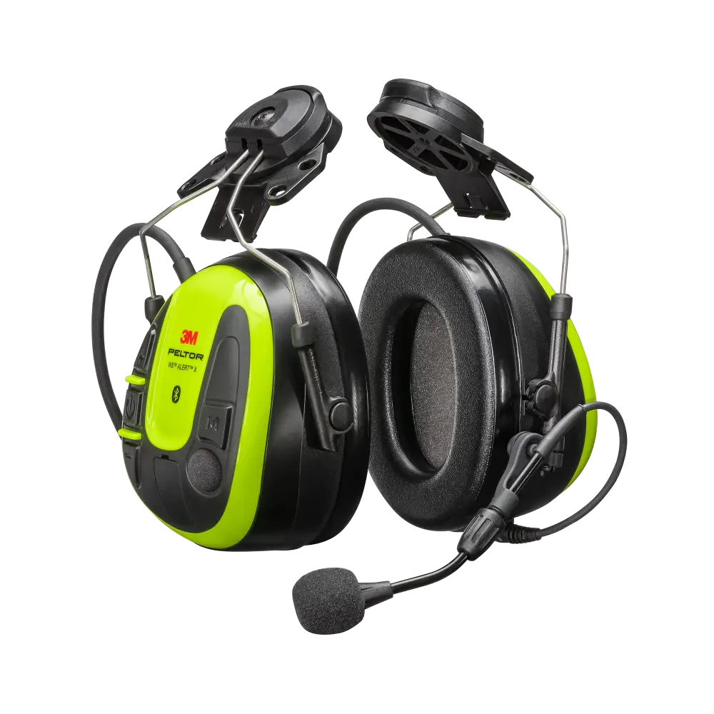 Peltor Alert X Helmet Mount - Black/yellow