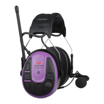 Peltor Alert XPI+ Hearing Protection - Black/purple