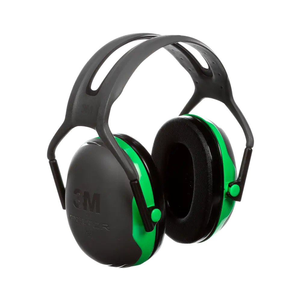 Peltor X1A Hearing Protection - Black/green