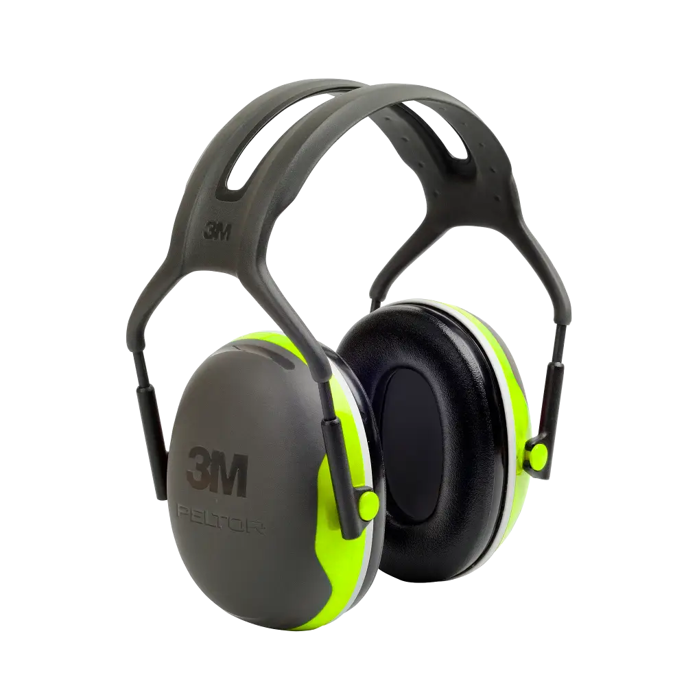 Peltor X4A Hearing Protect - Black/fluorescent yellow