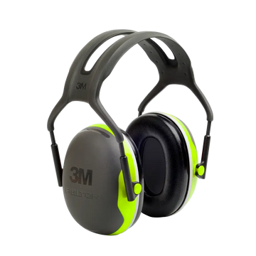 Peltor X4A Hearing Protect - Black/fluorescent yellow