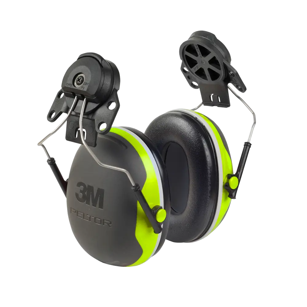 Peltor X4P3 Helmet Mount - Black/fluorescent yellow