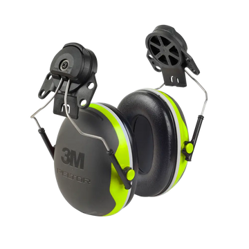 Peltor X4P3 Helmet Mount - Black/fluorescent yellow
