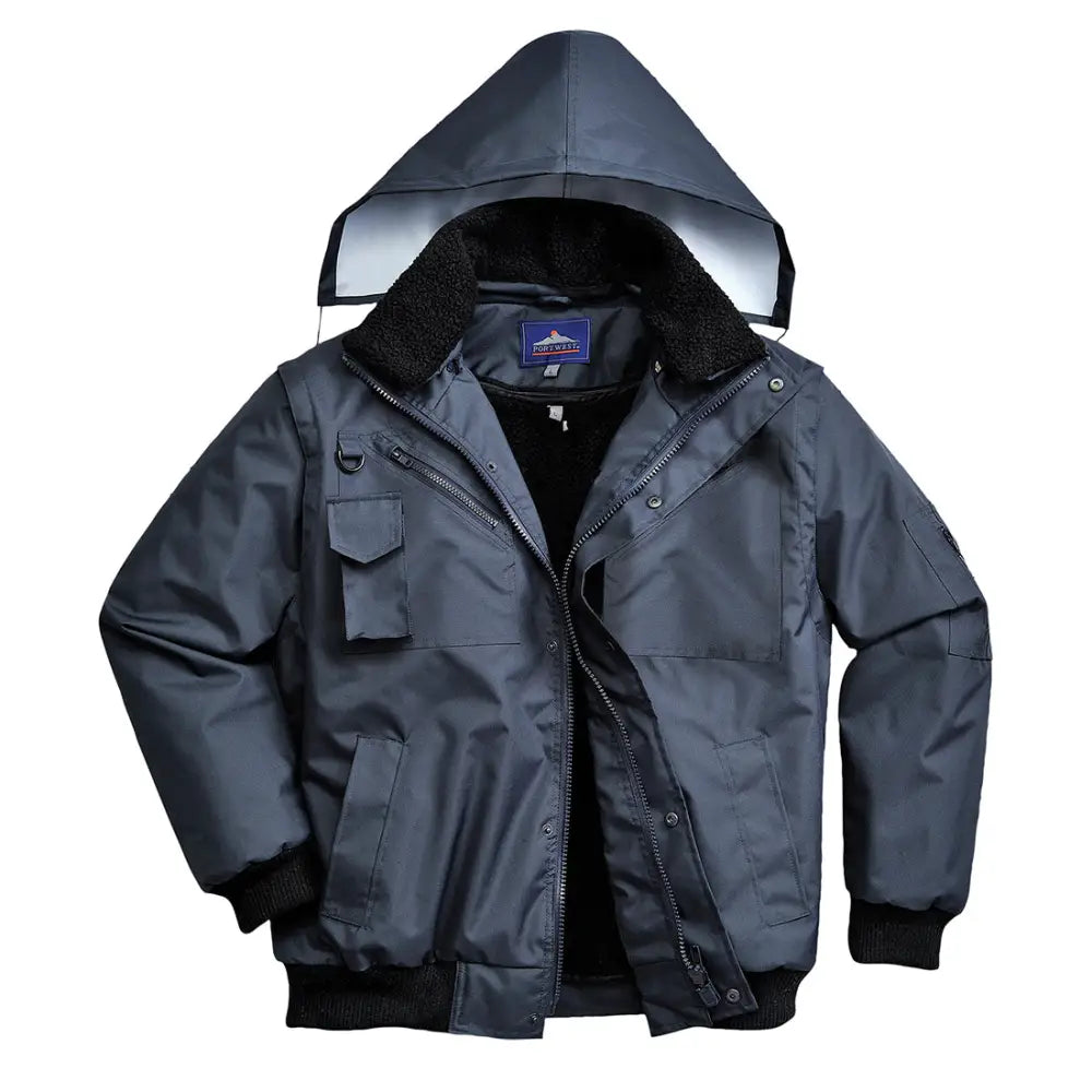 Portwest 4-in-1 Bomber Jacket - Navy / L