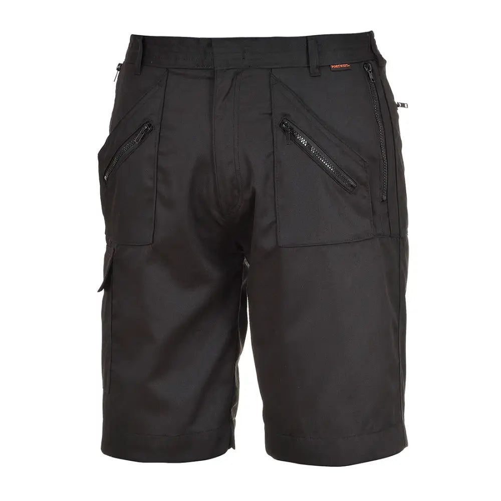Portwest Action Shorts - Black / 4XL